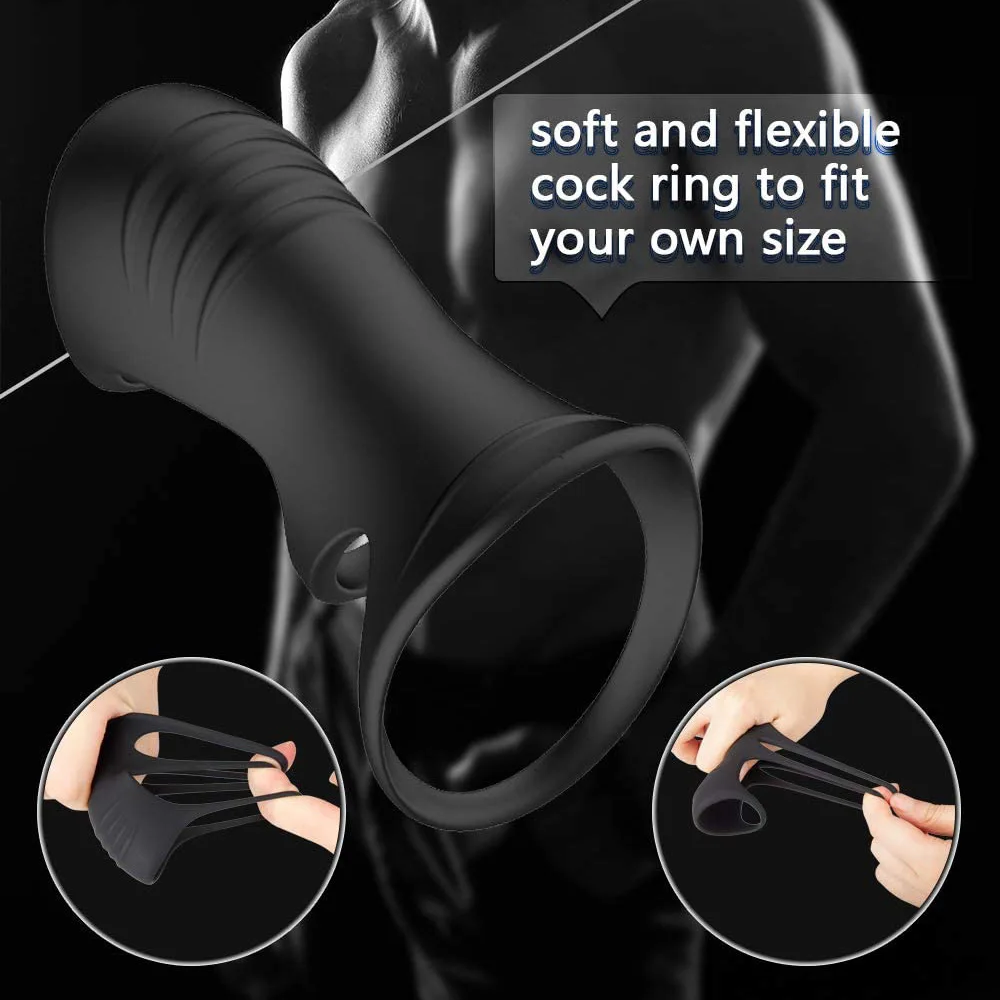 Silicone Double Penis Rings Delay Ejaculation Elastic Sex Toys For Men Cock  Rings| Alibaba.com