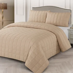 KOSMOS Elegant 100% Polyester Comfortable Fitted Bedspread