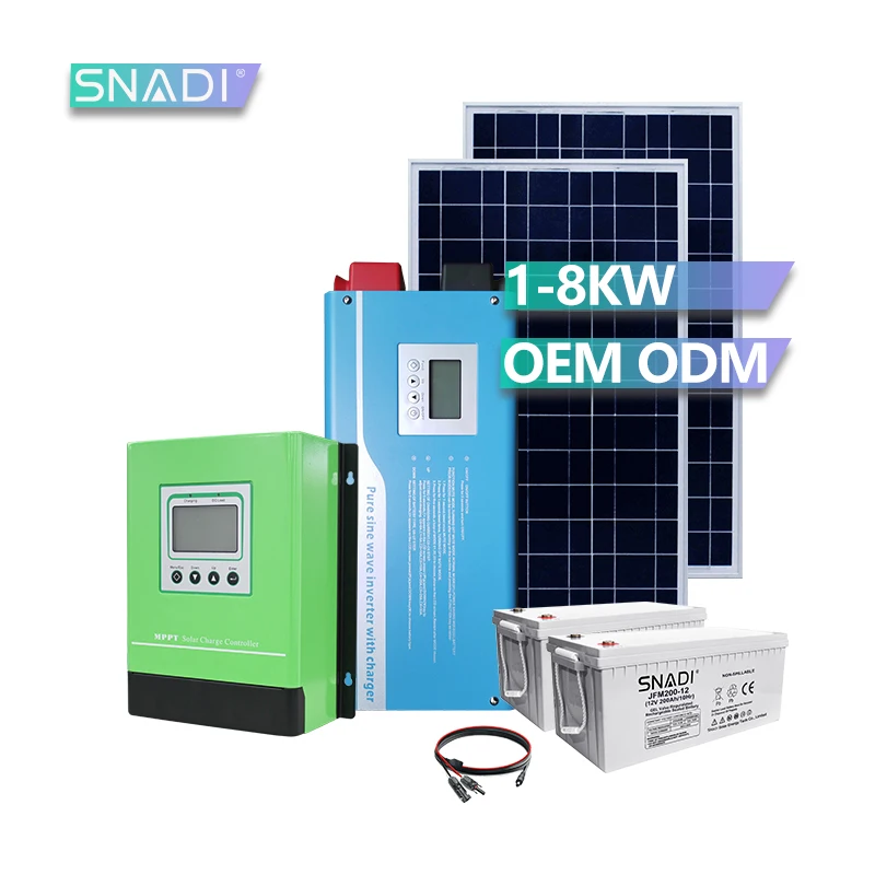 Full Complete Off Grid 6kw Solar Power Home Solar Energy Systems - Buy ...