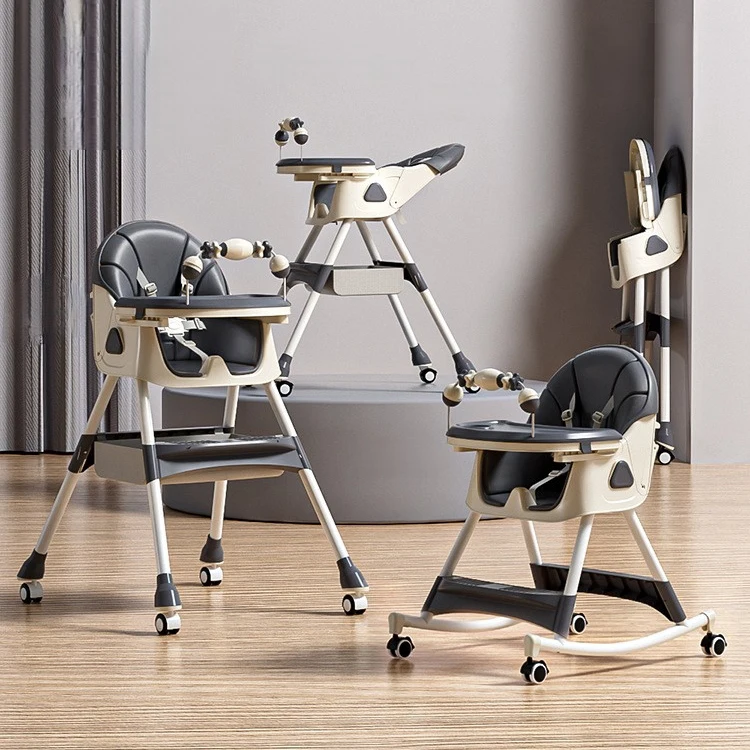 CLAF BEBE Factory Supply 2 in 1  High Chairs Safety Baby Well-designed Fast Supplier Available Travel Cot Baby