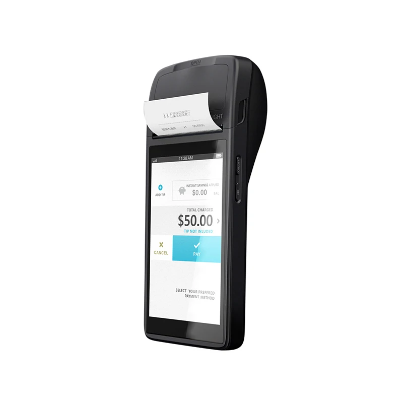 Pos Machine for Retail Shop Payment  Machine PDA Financial Equipment   Point of Sale Touch Screen Pos Cashier Register Terminal