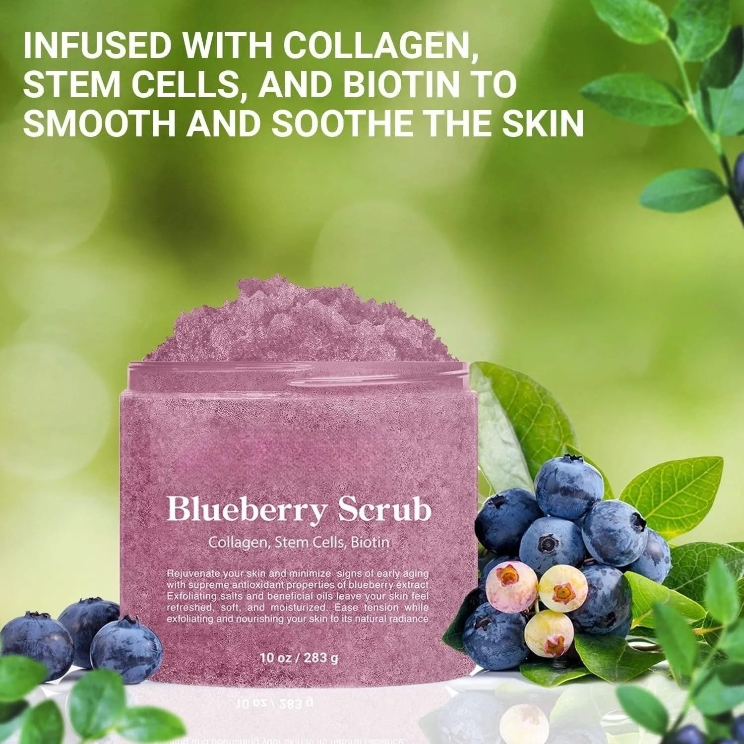 Oem Private Label Beneficial Skin Scrub 10oz Scented Moisturized Body