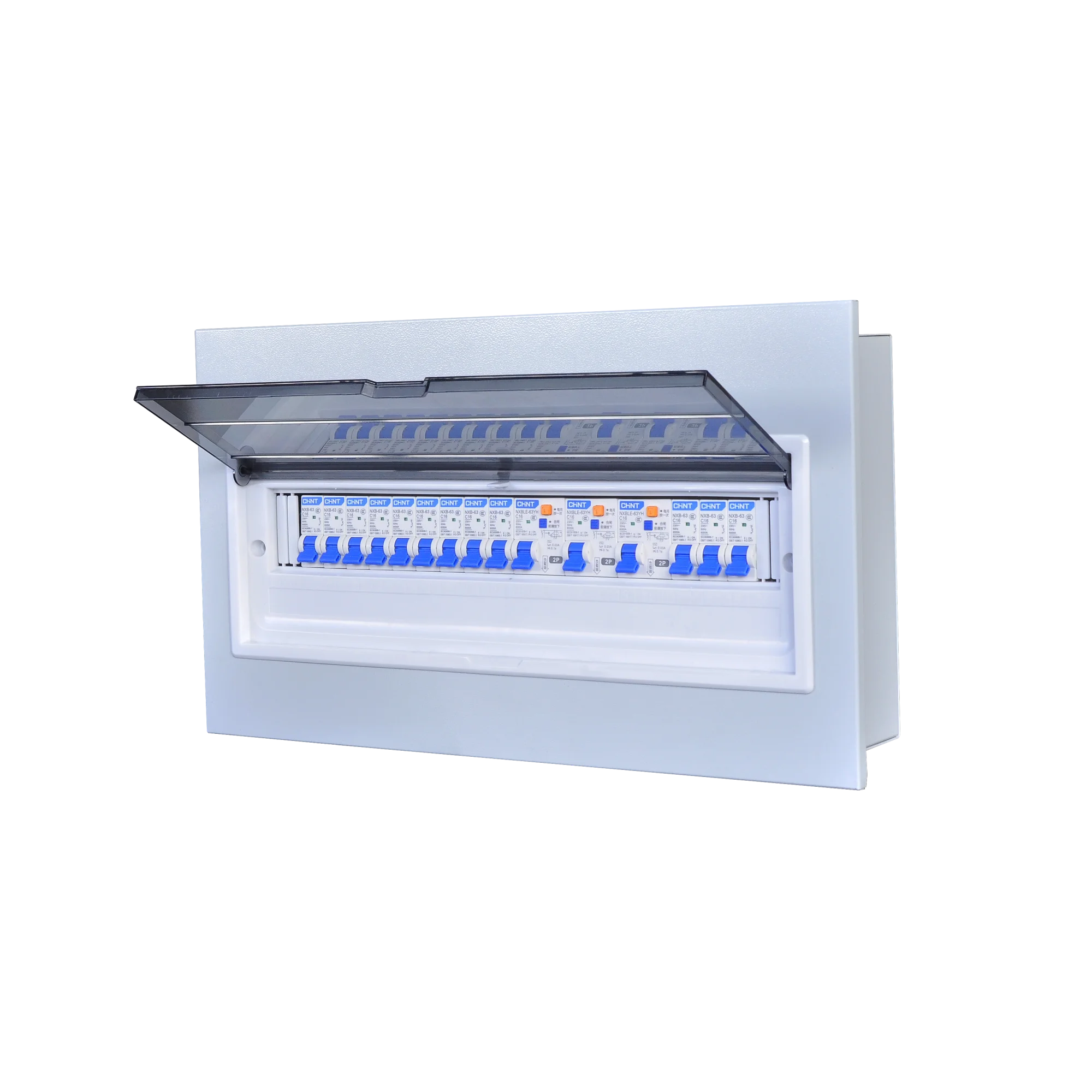 Indoor Power Distribution Box Insulated Plastic Box 36way Single Phase Db Box Insulated Plastic Distribution Board for Household