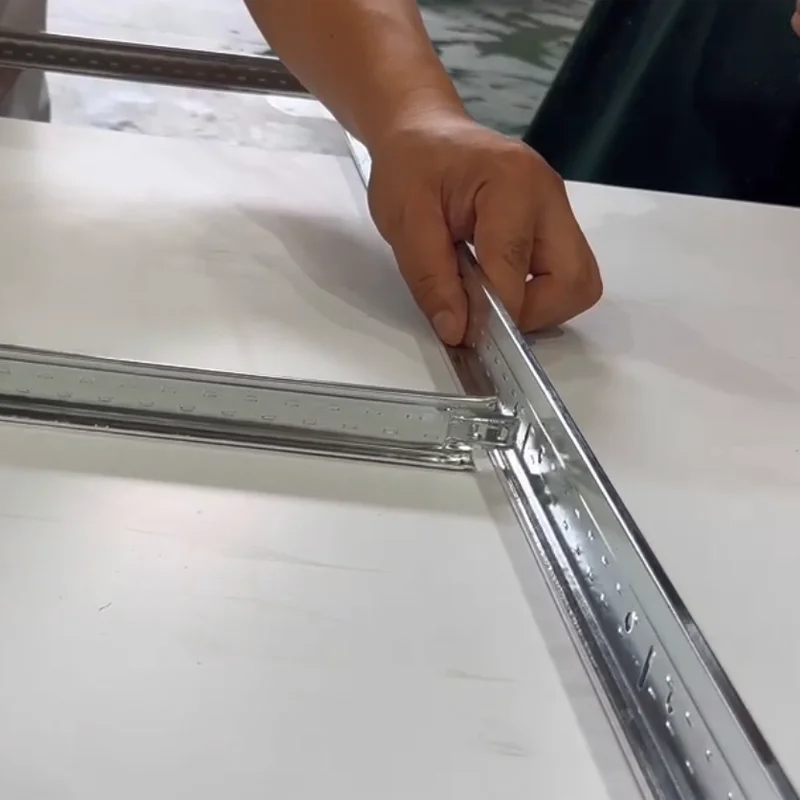 Pvc Gypsum Ceiling Board Accessories t Runner Main Tee and Cross Tee Wall Angle for Suspended Ceiling