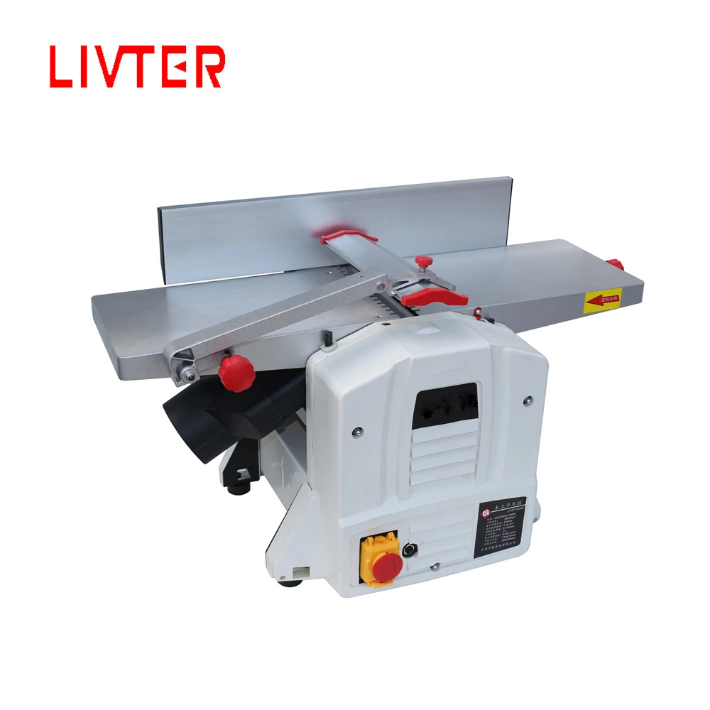 LIVTE маленький домашний самодельный Электрический строгальный станок для толщины древесины, 8 дюймов Настольный сверлильный станок для древесины