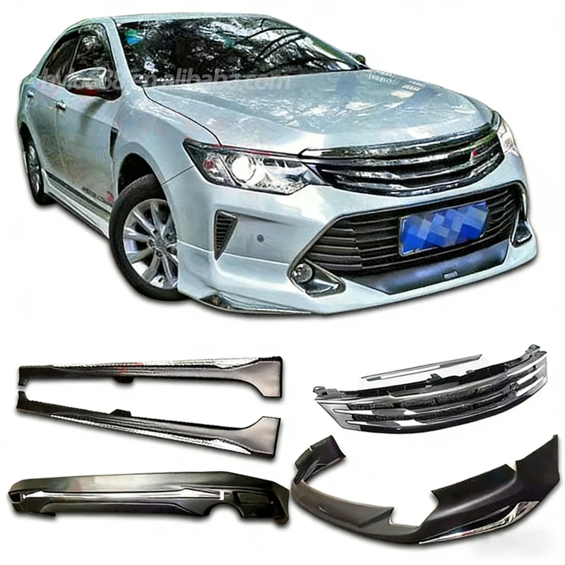 2015-2016 Toyota Camry Body Kit Camry Modellista Style Body Kit Camry Front Lip Side Skirt Diffuser
