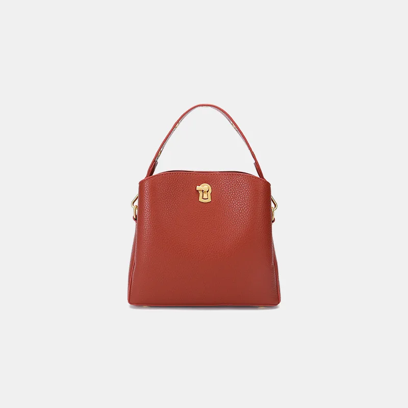 ladies red leather handbags