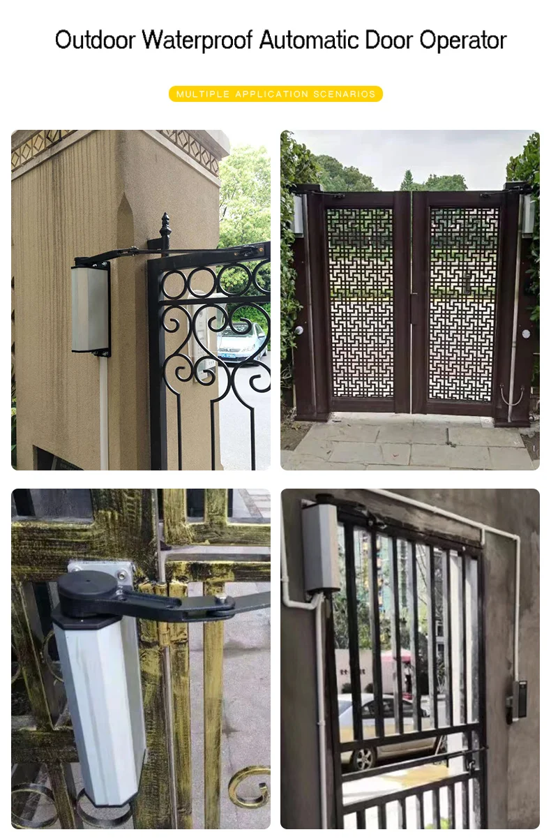 IP66 High Security  Long Distance  Control Automatic Swing Gate Opener Closer for Gate