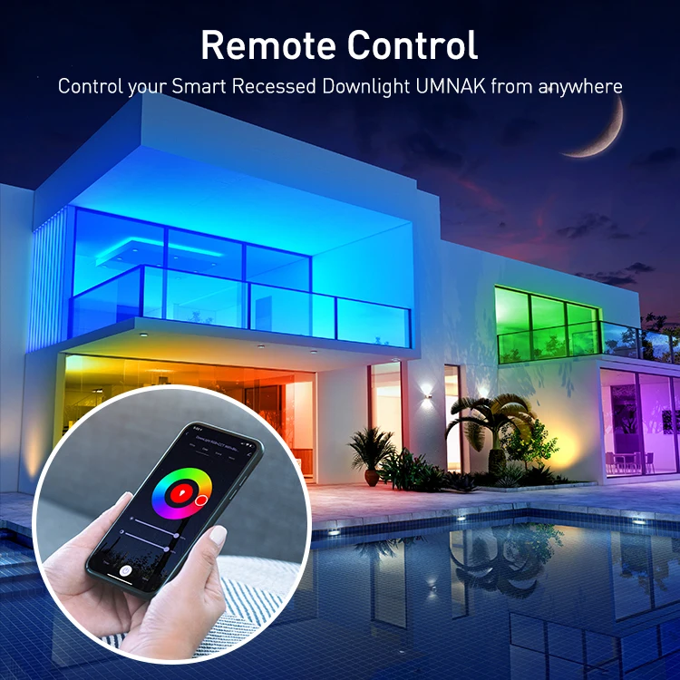 New Arrival Wifi Remote App Alexa Voice Control Led Spot Light Smart ...