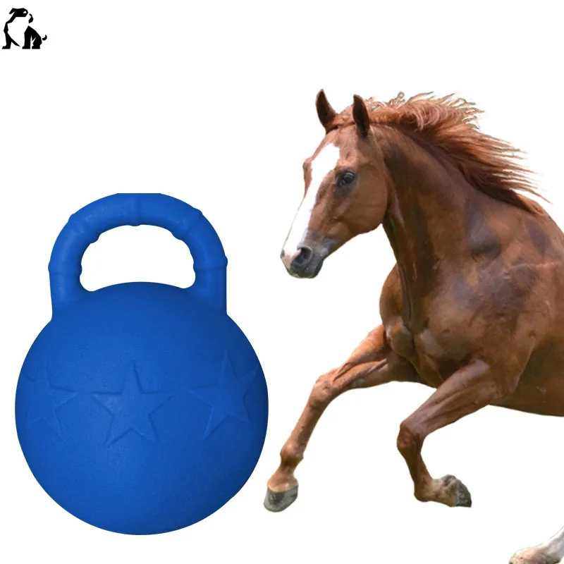 Handou High Quality Horse Play Ball Hdpe Toy Ball For Horse With Apple Flavor Equestrian