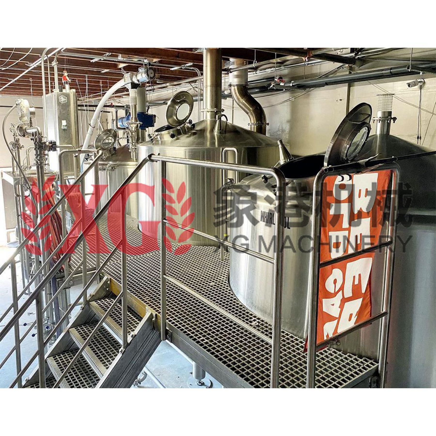 Электрическое ручное пивоваренное оборудование SUS craft, 500 л, 5HL, 4BBL, 2 сосуда, профессиональное компактное пивоваренное оборудование для продажи