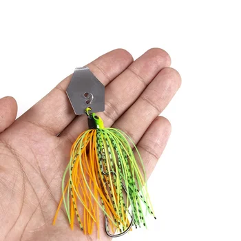 Cheery 10cm 10g Saltwater Fishing Metal Lure Sinking Crazy Jig Head Crank Hook Chatter Bait – Metal Jig – view 4