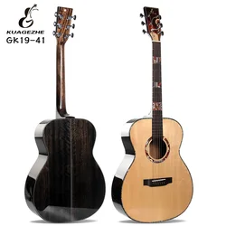 GK19-41 Топ один 40 дюймов оптовая продажа китайских приманок Акустическая гитара хорошая цена твердая древесина гитара для продажи, производство Китай