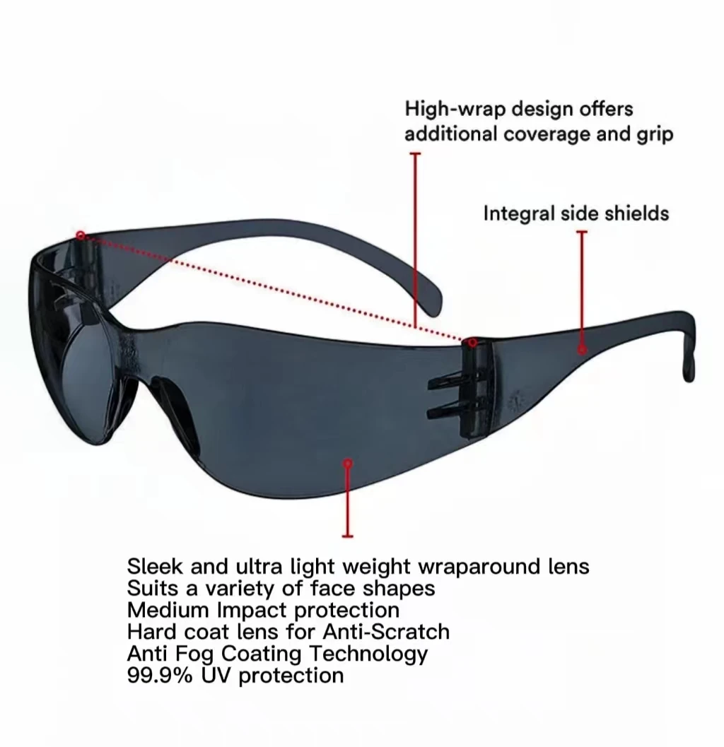 Gafas De Seguridad Industrial Safety Glasses Anti-fog Eye Protection ...