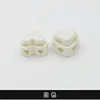White - 4#width about 2cm - heart-shaped