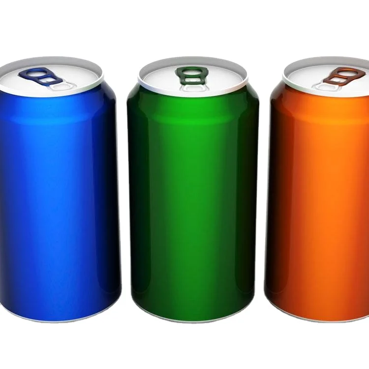 Impreso personalizado mejor MOQ 150ml 250ml 310ml 330ml 355ml 500ml 12oz 16oz bebidas latas de cerveza de aluminio para refrescos con tirador