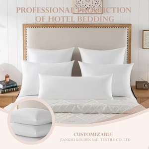 Wholesale Modern Breathable Poly-Cotton Filling Hotel Pillow Core for Luxury Bedding Set