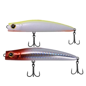 Stainless Steel Lure 75mm 135g 85mm 19g Sinking Twitching Flat-Head Pencil Artificial Hard Bait for Snakehead – Pencil – view 2