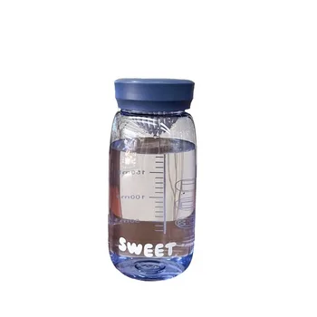 Custom Mini Pocket Plastic Cup with Cap High-Temperature Resistant Summer Water Bottle Portable Logo Design Children Students