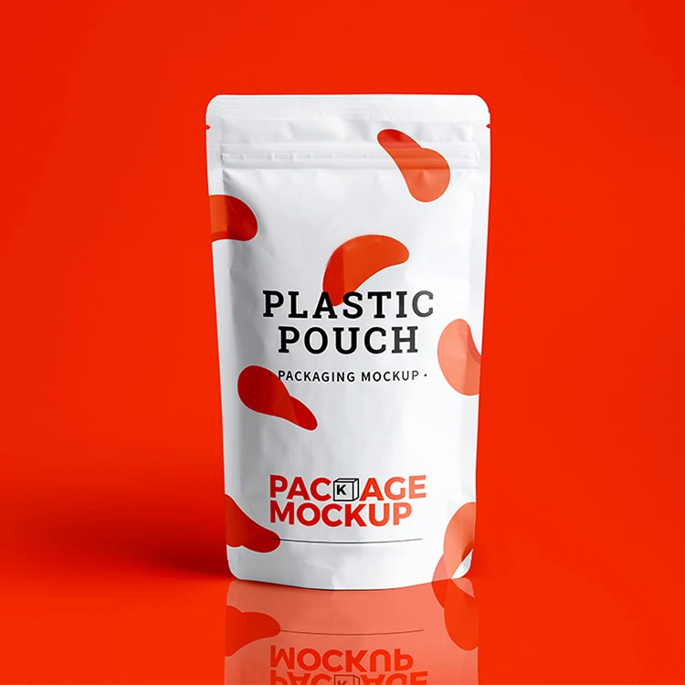 Small Fast Food Packaging Stand Up Pouch Potato Chips Package Low Moq Custom Food Packaging