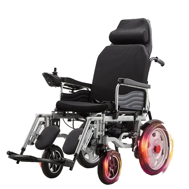 2023 Foldable Electric Wheelchair Airline Approved Portable Motorized Wheel Chair  Lightweight Wheelchair