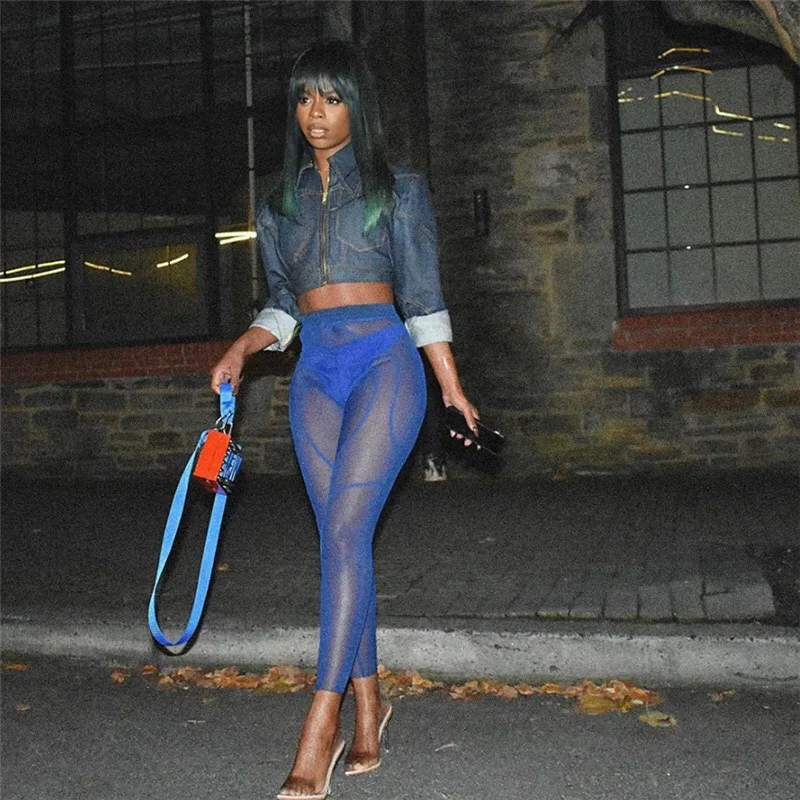 See Through Pants Womens