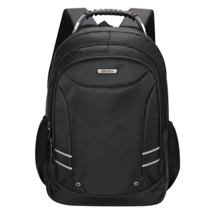 For Custom LOGO Unisex Leisure Laptop Backpack with Zipper Closure High Capacity 15.6 Inch Nylon