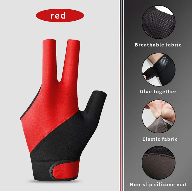 Billiard Gloves Left Right Hand Breathable Snooker High Quality