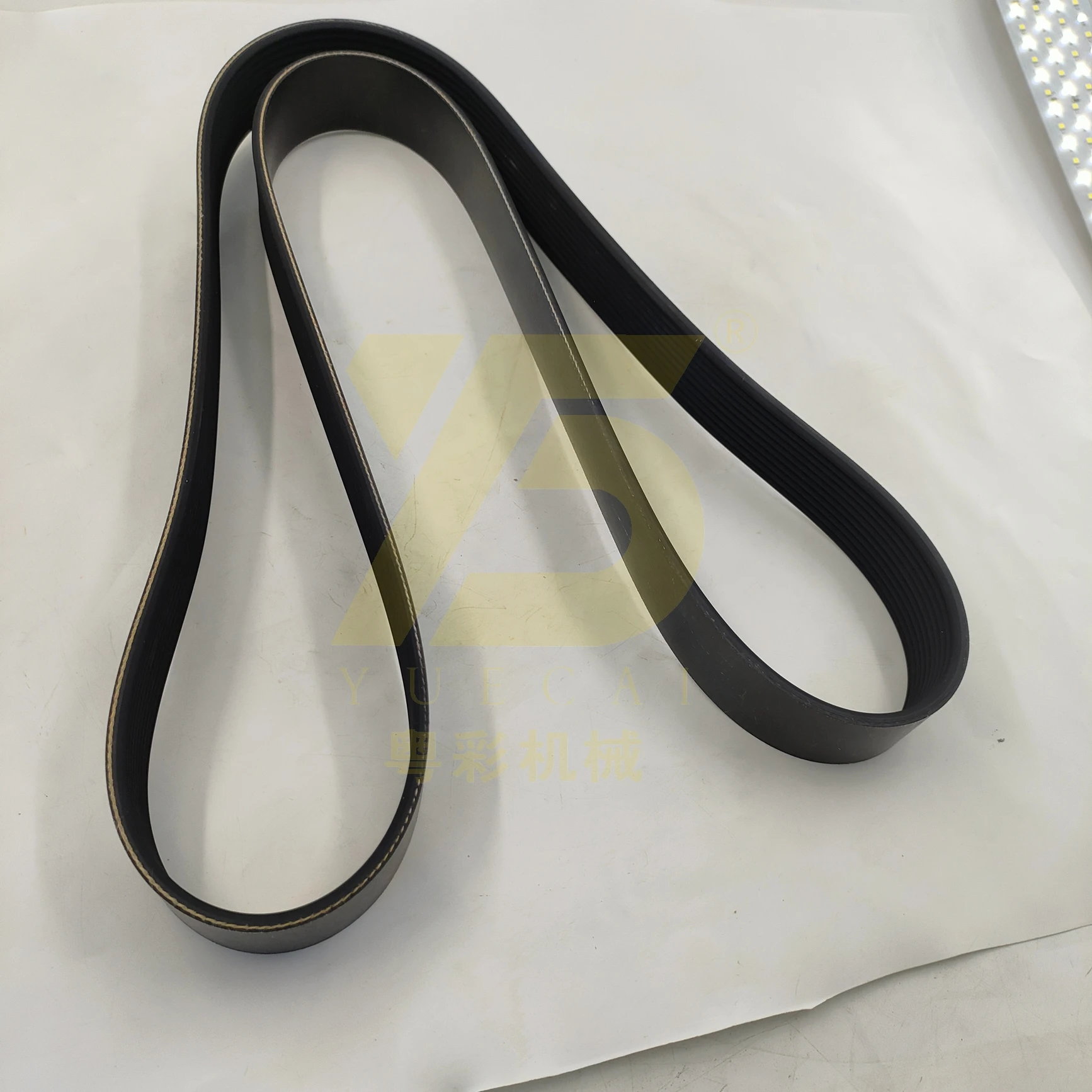 YUE CAI EC210B EC210 D6E D7E Original Belt 15078671 for Excavator Engine V-Ribbed Belt 11709635 11709634