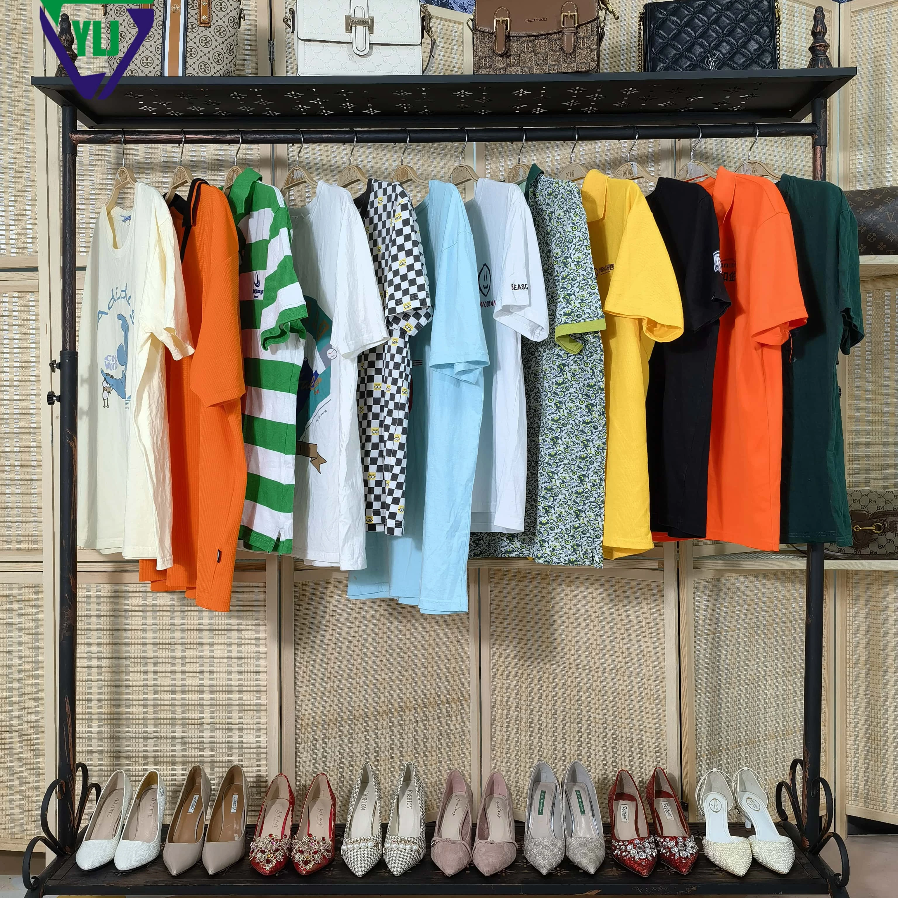 Wholesale Second-Hand Men T Shirt Good Quality Import Used Clothes Bales  for Summer Casual Wear