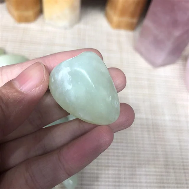 Shop Our New Arrivals of Natural Light Green Jade Stones
