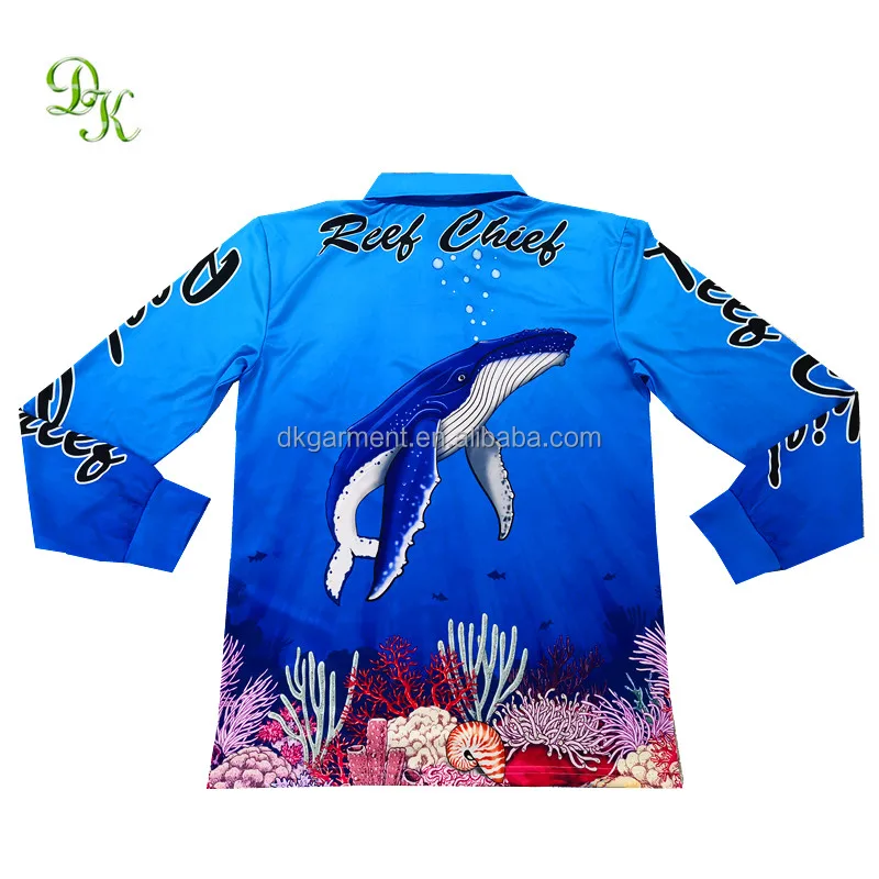 Custom Long Sleeves Uv Button Up Fishing Shirt Quick Dry Australia
