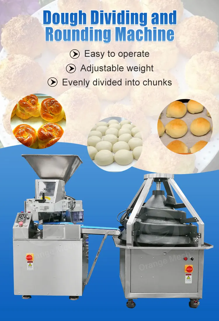 Orme Cookie Dough Bread Volumetric Divider Rounder Machine Large Dough