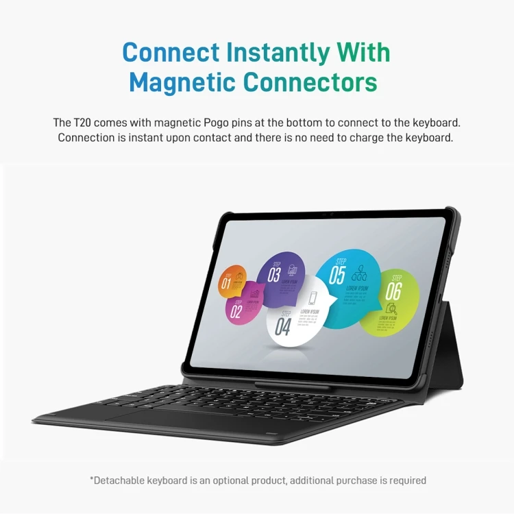 DOOGEE T20 Tablet PC - 10.4 Inch, 8GB+256GB, Android 12