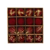 Bola flocado roja 16uds