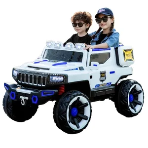 Ew Kids Electric Ride on Car 2 Seaters Battery Cars Baby Drive 4motor Plastic Cheap Baby Rideoncar 12v 4*4 Remote Control