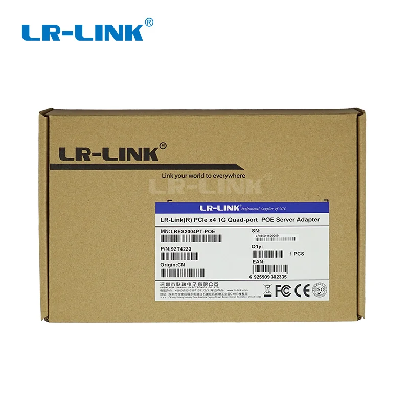 Lres2004ptpoe For Factory Automation Gigabit Pci Express 4 Port Poe
