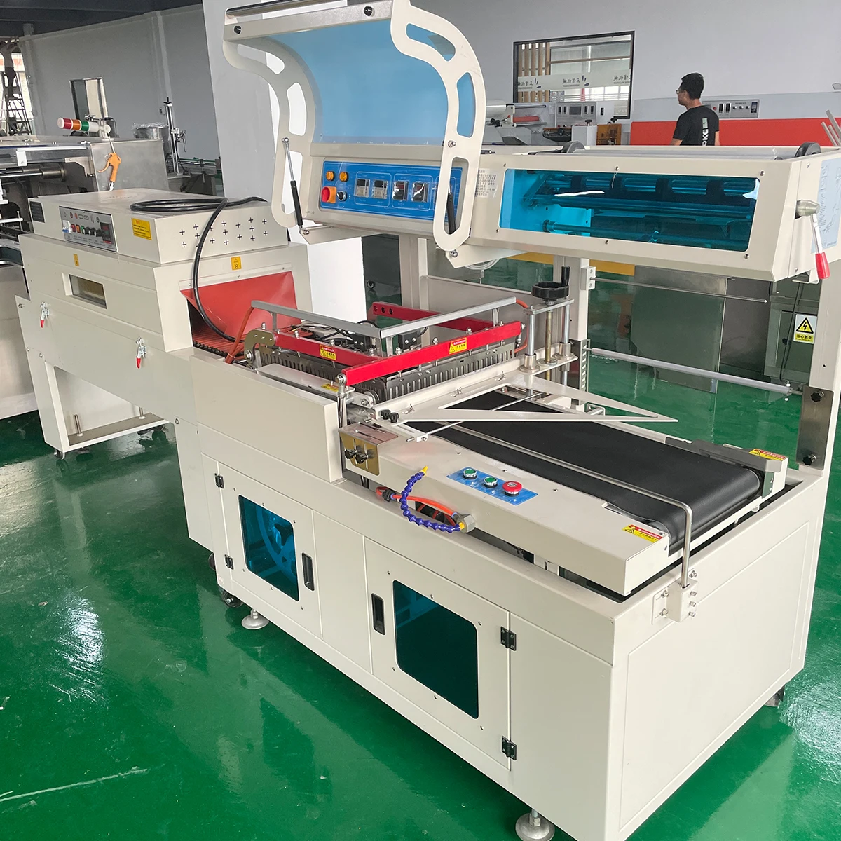 Fully Automatic Tableware Heat Shrink Film Machine Edge Banding Machine for Food