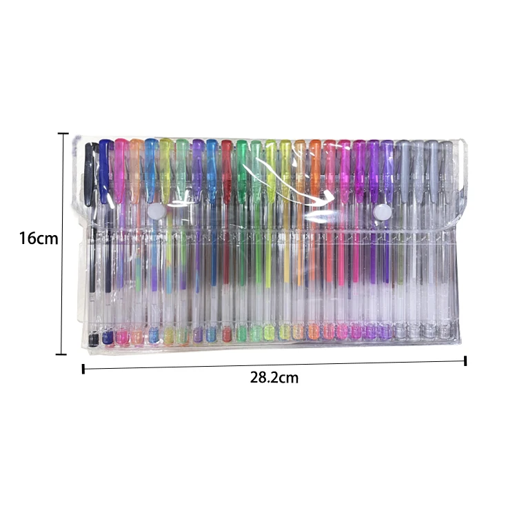 200 PCS Gel pens Set 100 Colored Gel Pen with 100 Refills Fine Tip