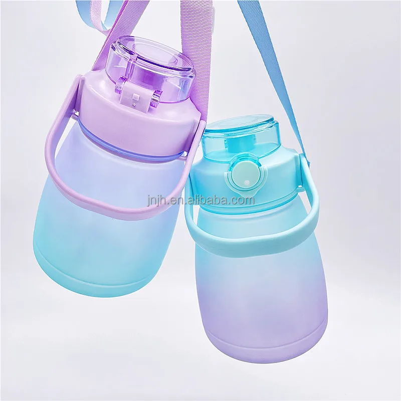 1300ml Straw Cup Bpa Free Leak-proof Ergonomic Handle Straw Bottle