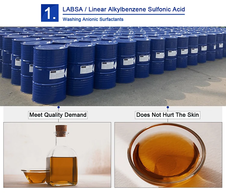 96 Sulfonic Acid / Las/labsa/ Linearalkyl Benzene Sulfonic Acid For
