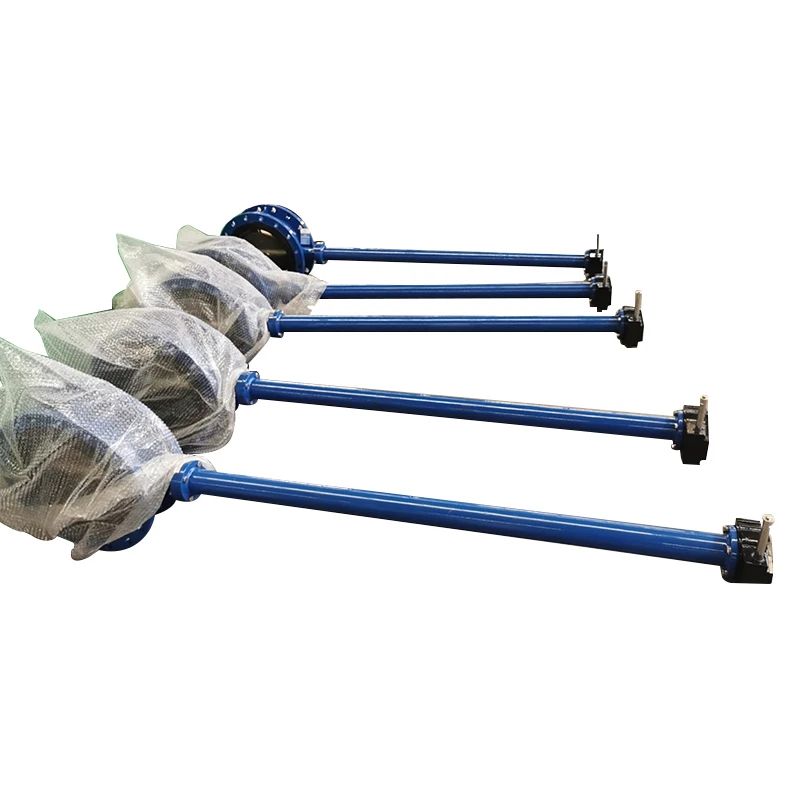 Flange Butterfly Valve With 1.5  Meter Extend Spindle