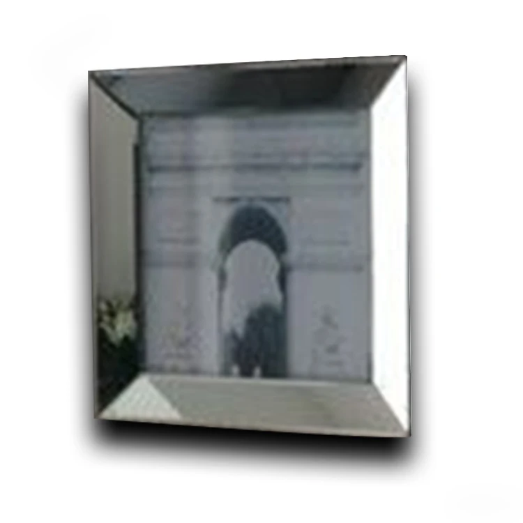 Modern Style Square Shape Beveled Mirror Picture Frame 7Pcs Photo Frame Combination for Family Photos Landscape