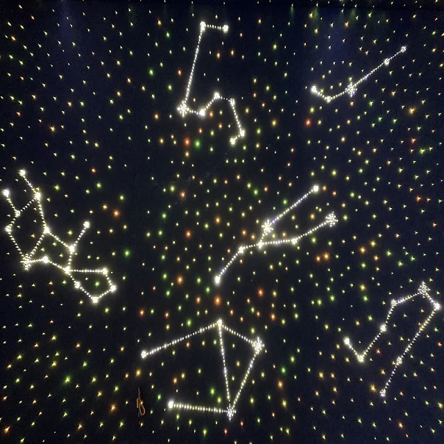 18W RGBW Twinkle Fiber Optic Star Ceiling Light Engine