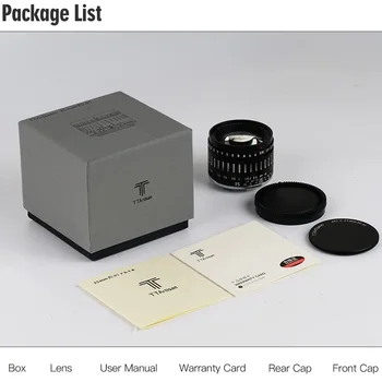 TTArtisan 35mm F0.95 APS-C Manual Fixed Camera Lens for Canon RF/M Nikon Z SONY E Fuji X Camera Camera Lens detail image
