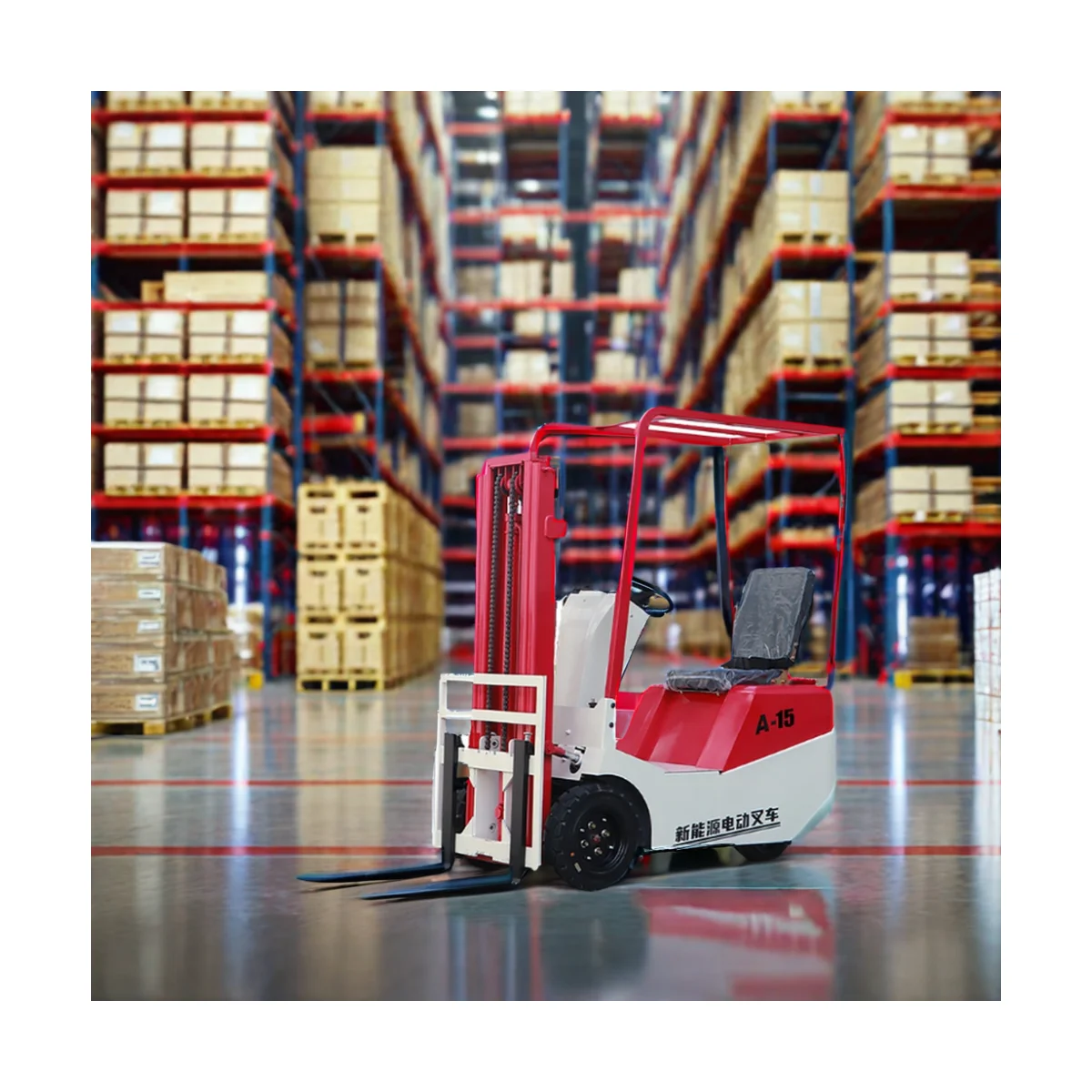 new China high quality CE Certificate 1.5ton 2 ton Smart Mini lithium battery Electric Forklift with 2 Stage Mast forklift