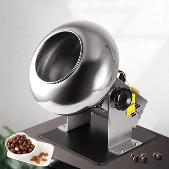 Household Small Chocolate Coated Spray Sugar Coating Enrobing Pan Ball Machine Pot Bowl 2kg 2 3 kg No Heat No Hot From Guangzhou