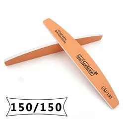 Профессиональная двухсторонняя губка для маникюра разных цветов Алмазный буфер ногтей