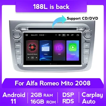 Android Car Radio Multimedia Dvd Player For Alfa Romeo Mito 2008