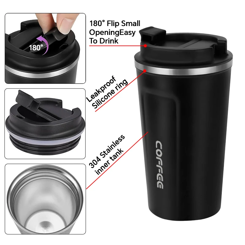 Coffee Vacuum Cup 220ML Small Portable Hot Coffee Cup Insulated Cup Espresso Mug With Lid